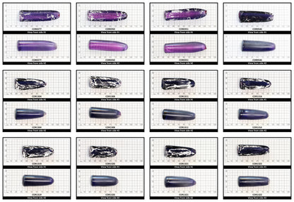 Dark Purple Kunzite #61 Lab Created Corundum Sapphire Faceting Rough for Gem Cutting - Various Sizes - Split Boule