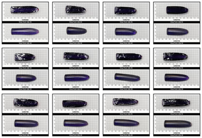 Dark Purple Kunzite #61 Lab Created Corundum Sapphire Faceting Rough for Gem Cutting - Various Sizes - Split Boule