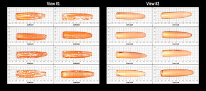 Sunrise #16 Lab Created Corundum Sapphire Faceting Rough for Gem Cutting - Various Sizes - Split Boule