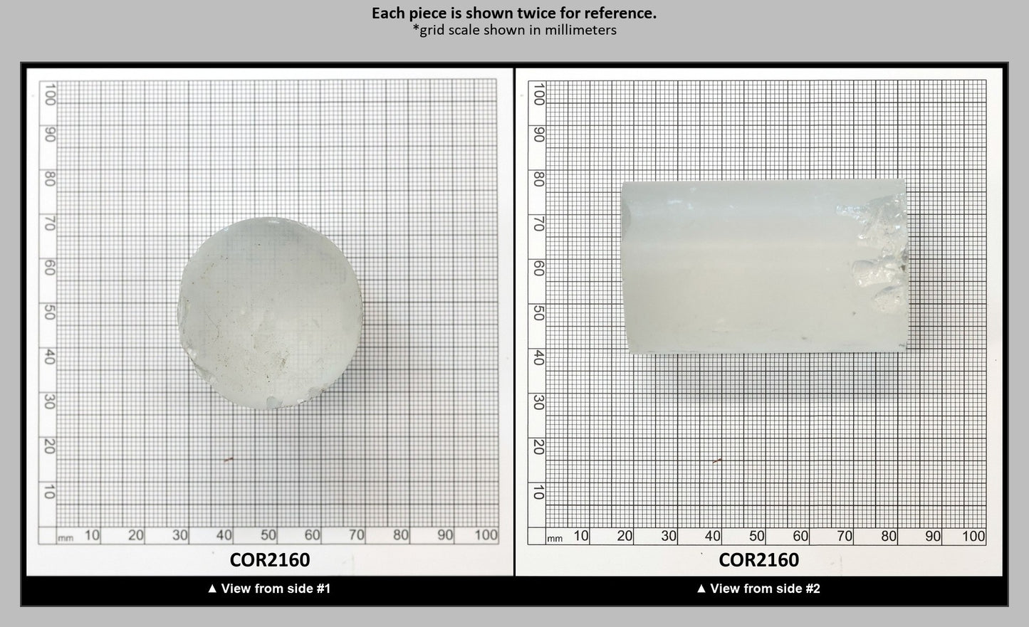 White Cylinders Lab Created Corundum Sapphire - Faceting Rough : COR2160