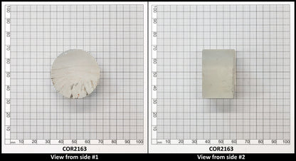 White Cylinders Lab Created Corundum Sapphire - Faceting Rough
