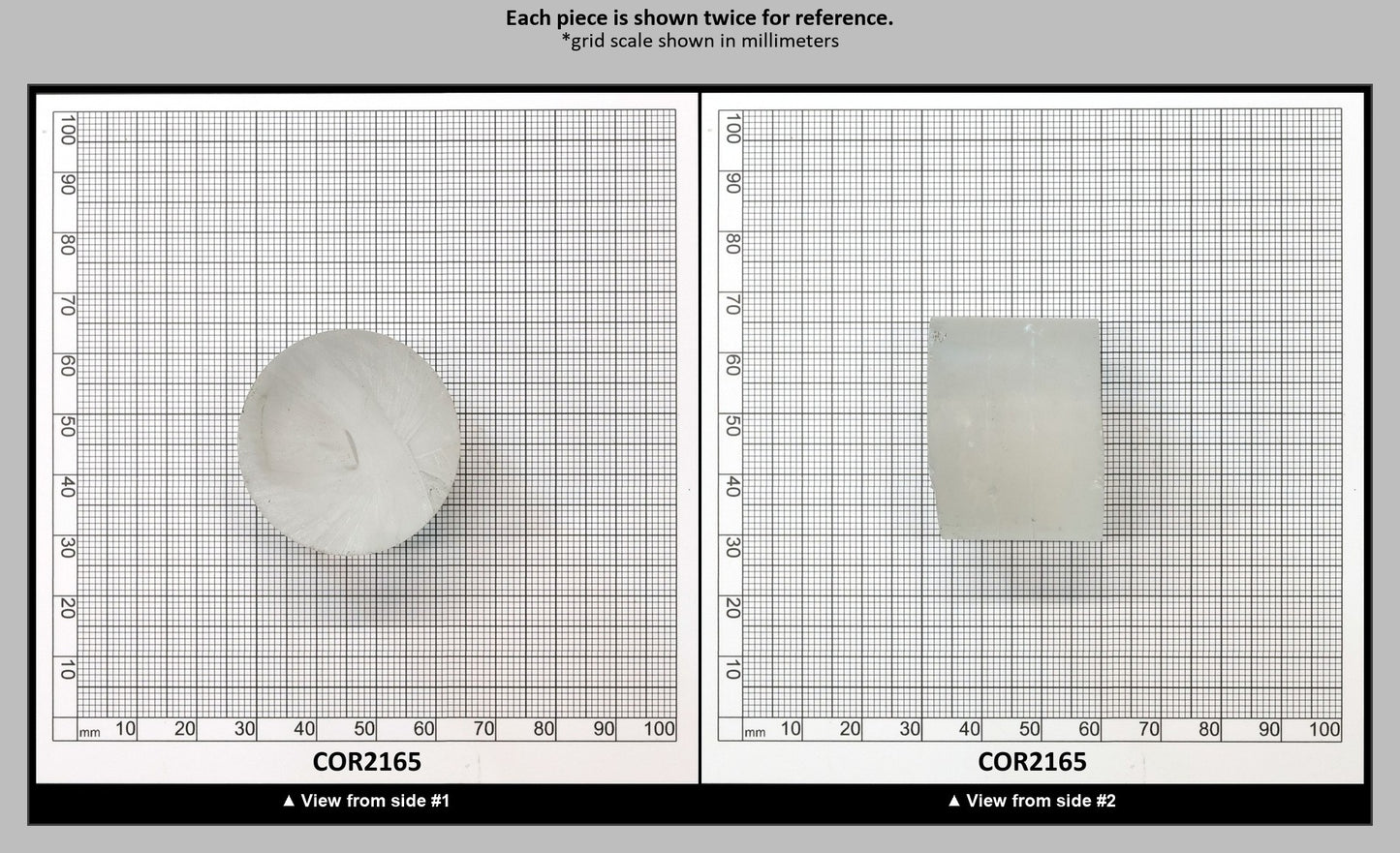 White Cylinders Lab Created Corundum Sapphire - Faceting Rough : COR2165