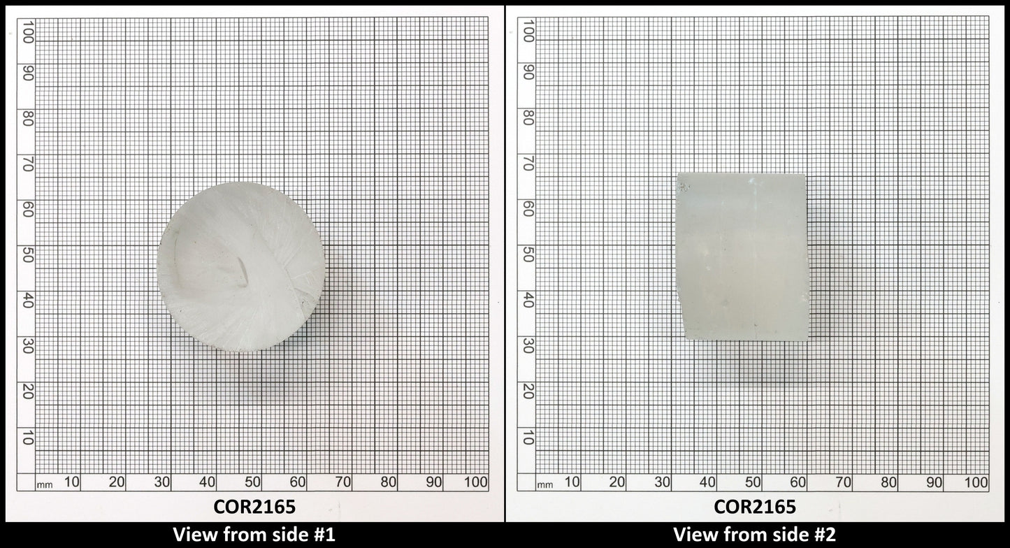 White Cylinders Lab Created Corundum Sapphire - Faceting Rough