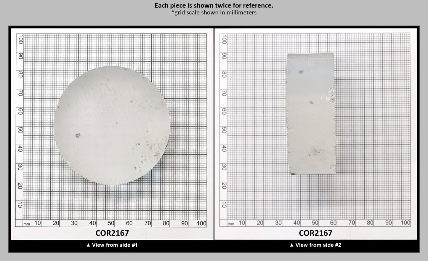 White Cylinders Lab Created Corundum Sapphire - Faceting Rough : COR2167