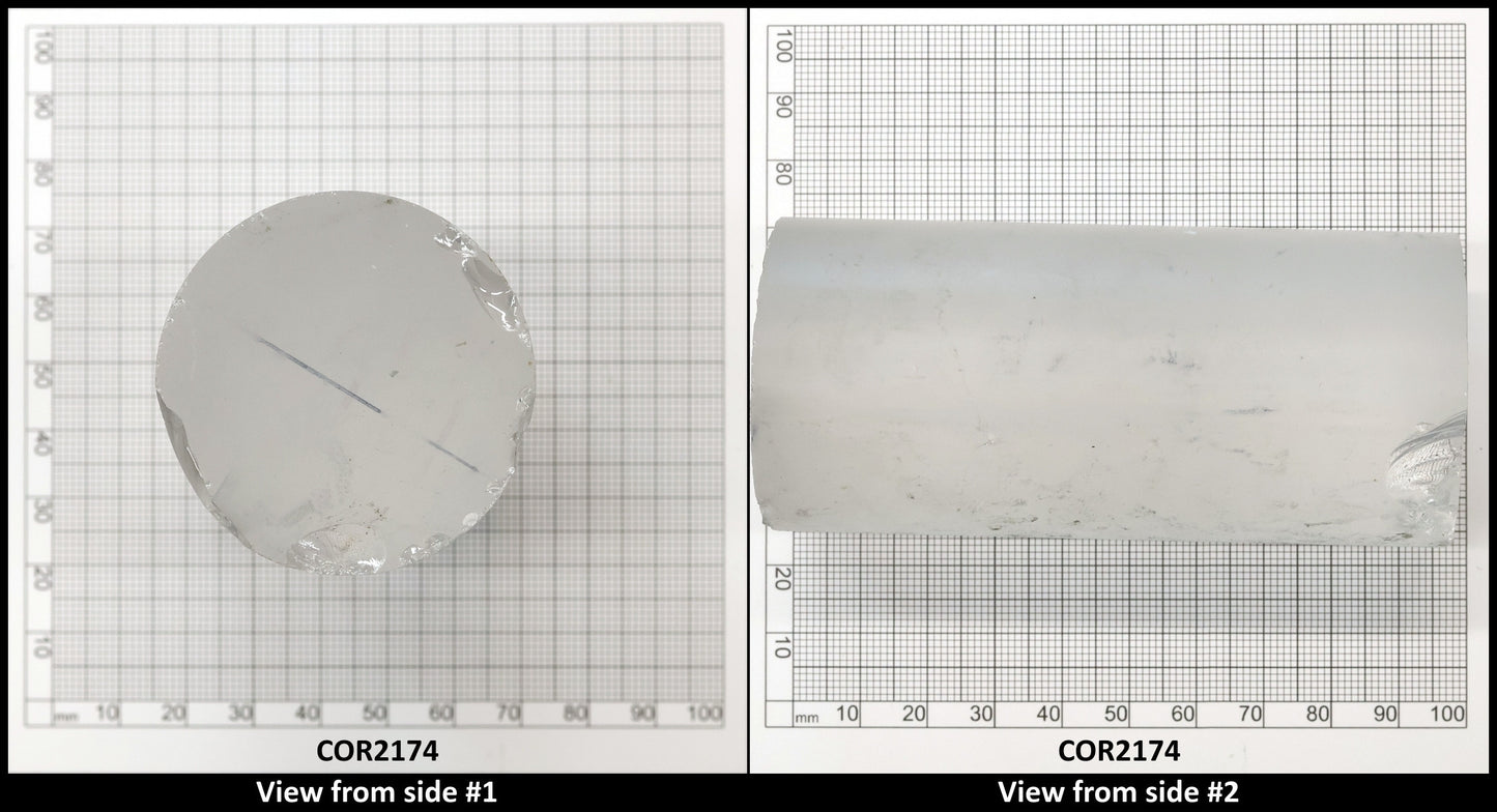 White Cylinders Lab Created Corundum Sapphire - Faceting Rough