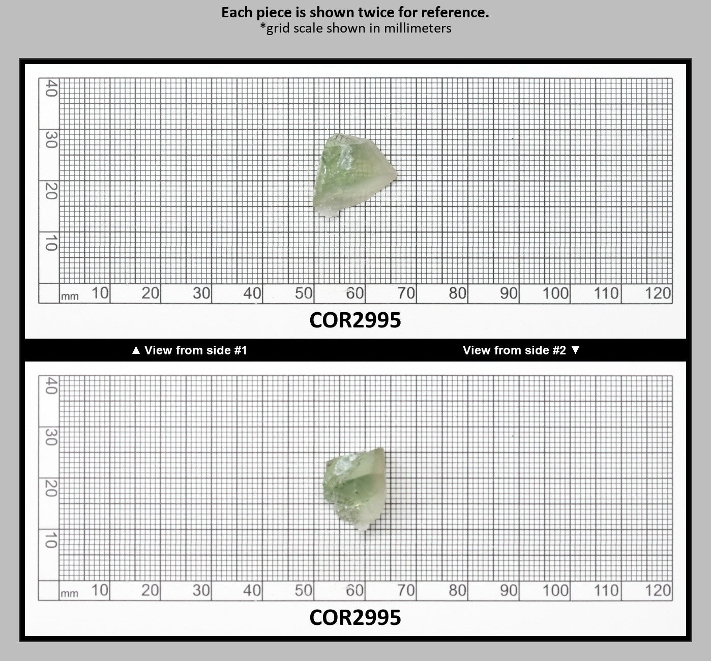 Synthetic Corundum Rough – Varied Green-Blue Chunks with Cracks (Special Purchase) : COR2995