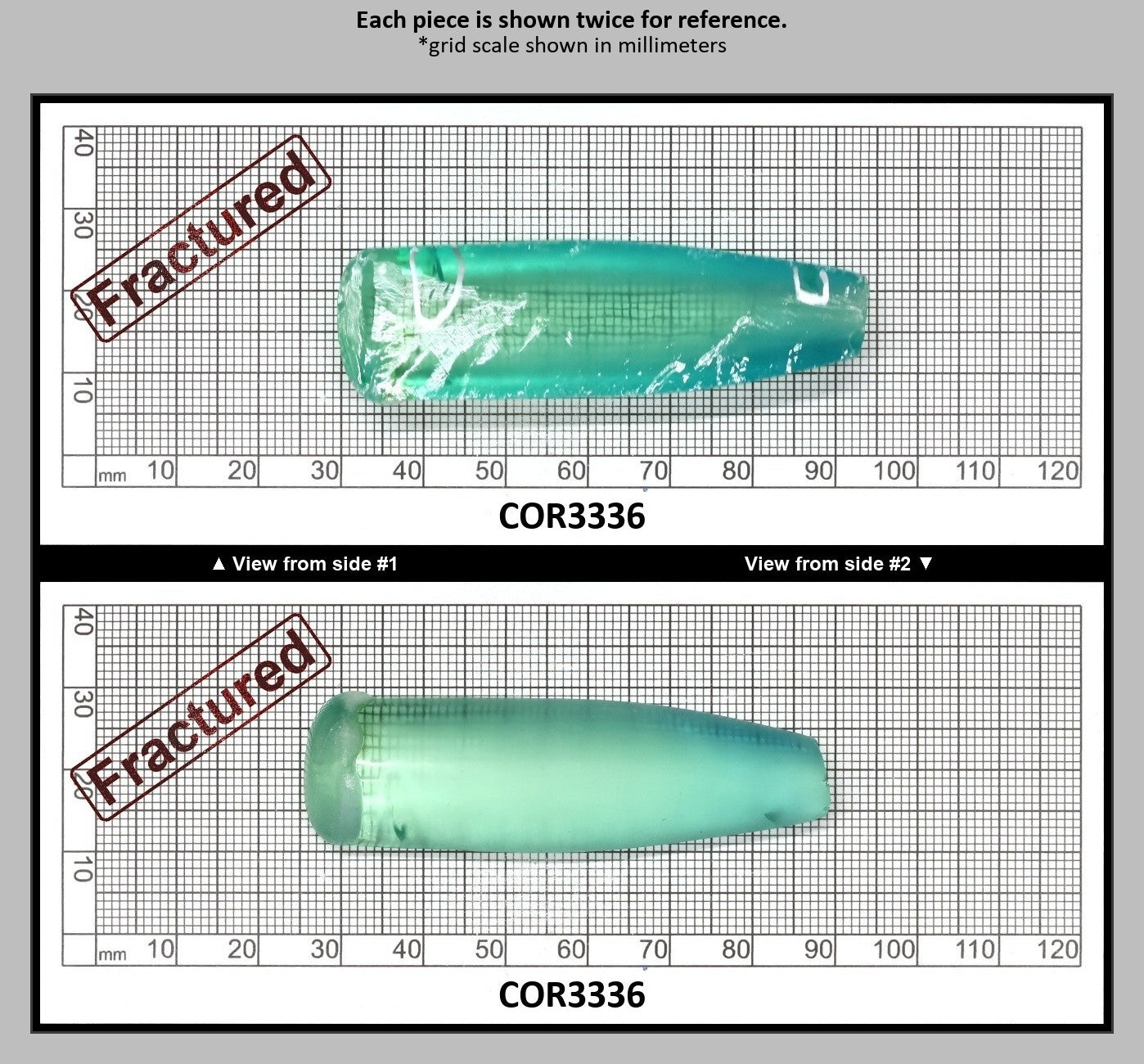 Light Paraiba Colored Lab Created Corundum Sapphire Faceting Rough for Gem Cutting - Various Sizes : COR3336