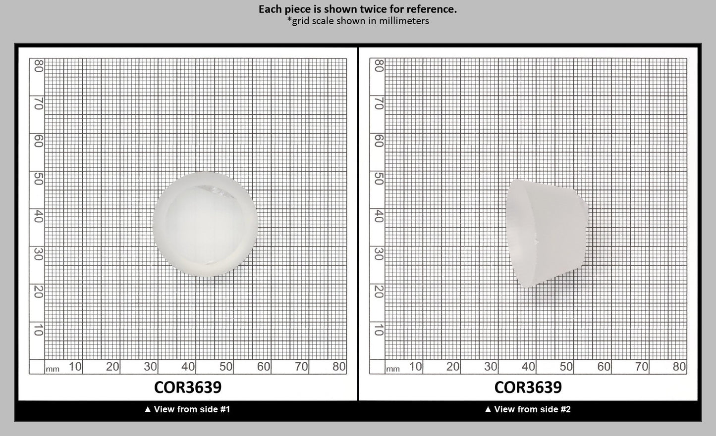 White Cylinders Lab Created Corundum Sapphire - Faceting Rough : COR3639