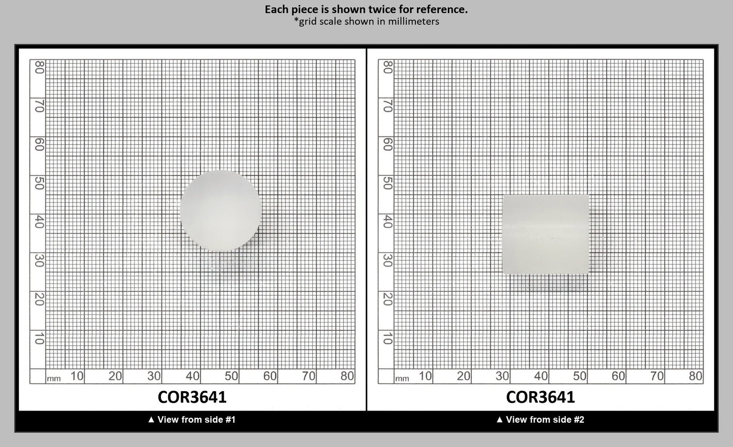 White Cylinders Lab Created Corundum Sapphire - Faceting Rough : COR3641
