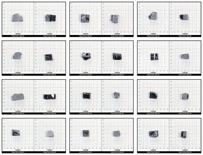 Ocean Grey Diamond Cubic Zirconia Faceting Rough for Gem Cutting - Various Sizes