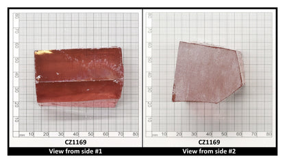 Pink Cubic Zirconia Faceting Rough for Gem Cutting - Various Sizes