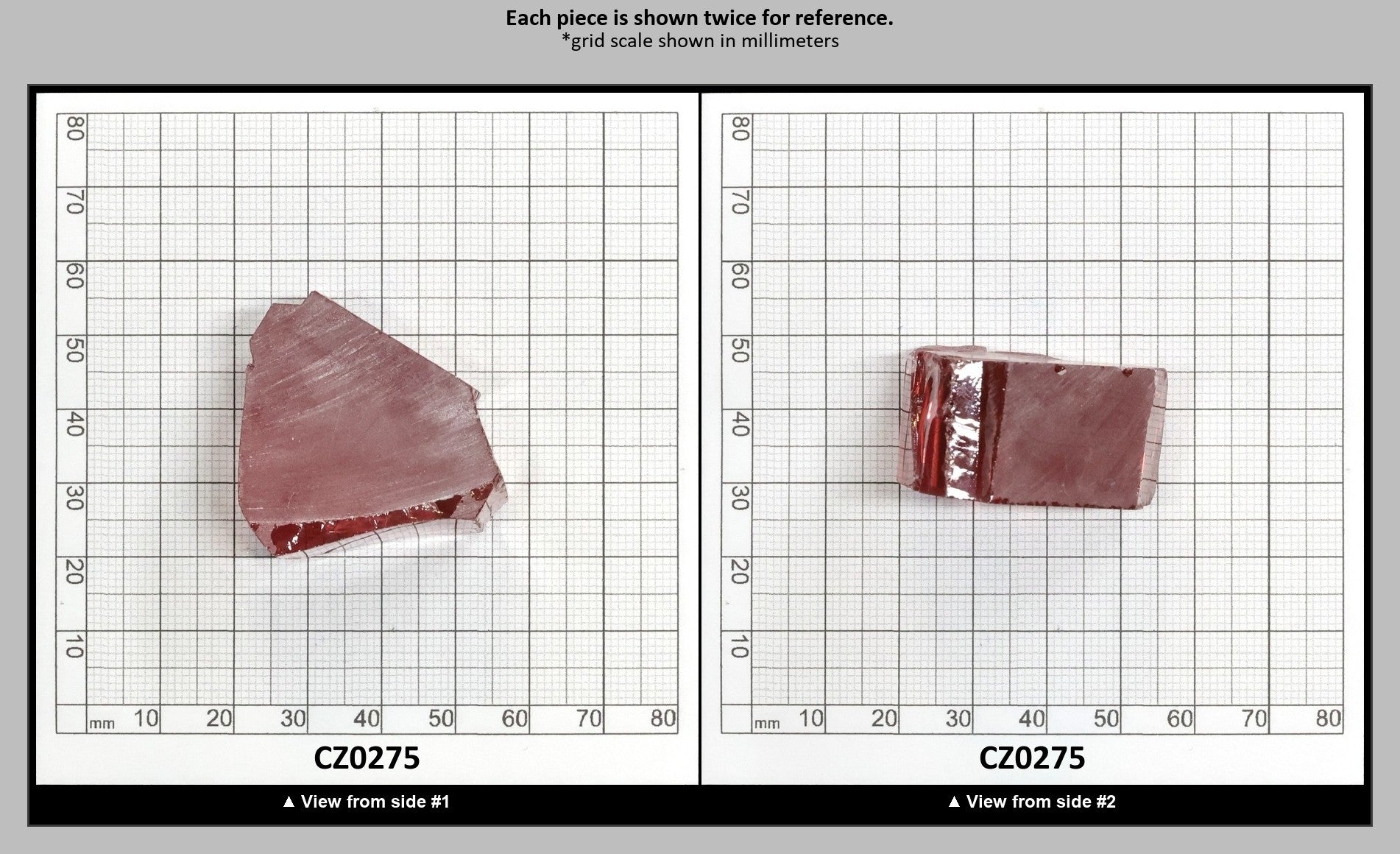 Mars Diamond Cubic Zirconia Faceting Rough for Gem Cutting - Various Sizes : CZ0275