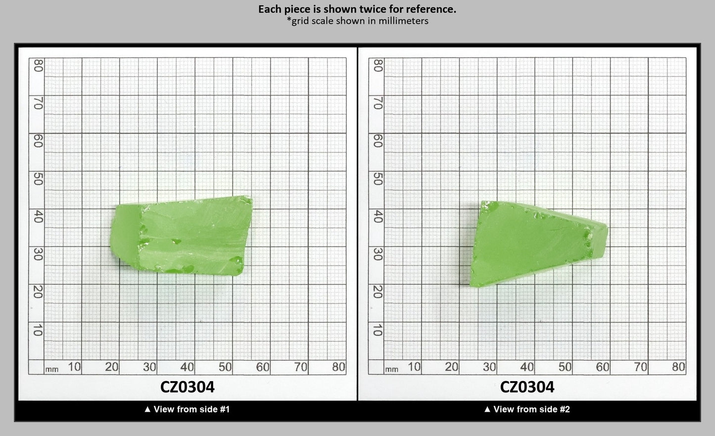 Heliodor Cubic Zirconia Faceting Rough for Gem Cutting - Various Sizes : CZ0304