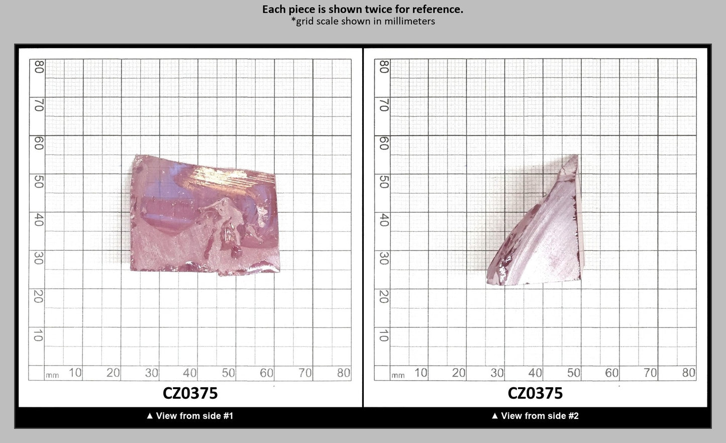 Royal Diamond Cubic Zirconia Faceting Rough for Gem Cutting - Various Sizes : CZ0375