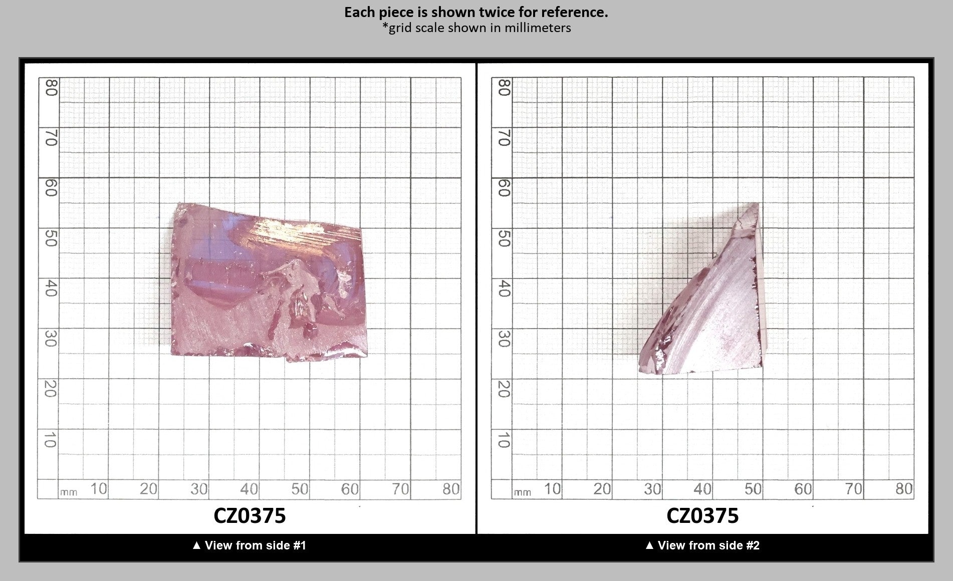 Royal Diamond Cubic Zirconia Faceting Rough for Gem Cutting - Various Sizes : CZ0375