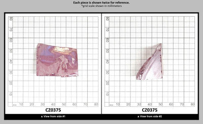 Royal Diamond Cubic Zirconia Faceting Rough for Gem Cutting - Various Sizes : CZ0375
