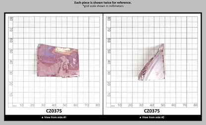 Royal Diamond Cubic Zirconia Faceting Rough for Gem Cutting - Various Sizes : CZ0375