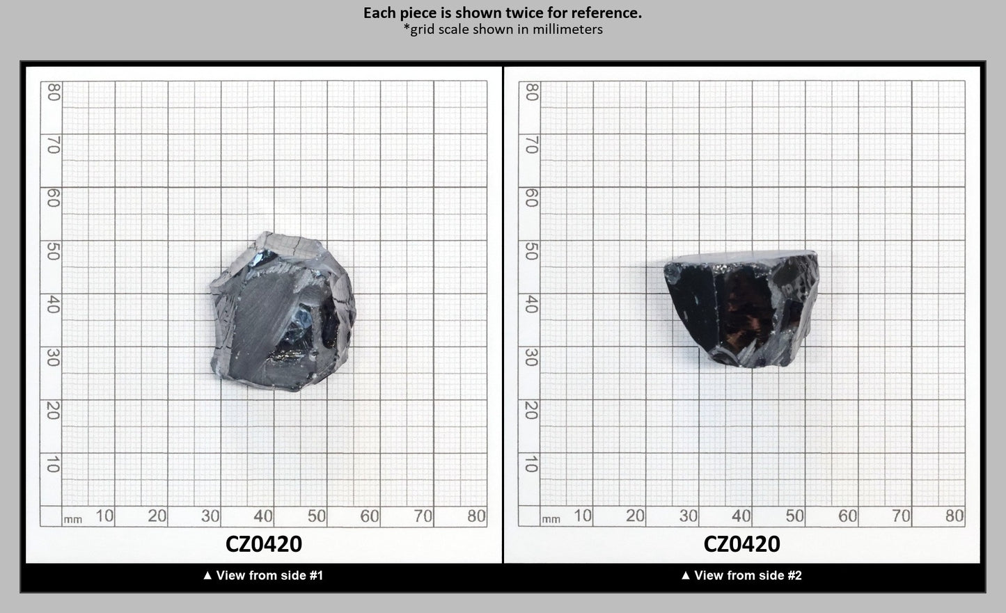 Blue Sapphire Cubic Zirconia Faceting Rough for Gem Cutting - Various Sizes : CZ0420