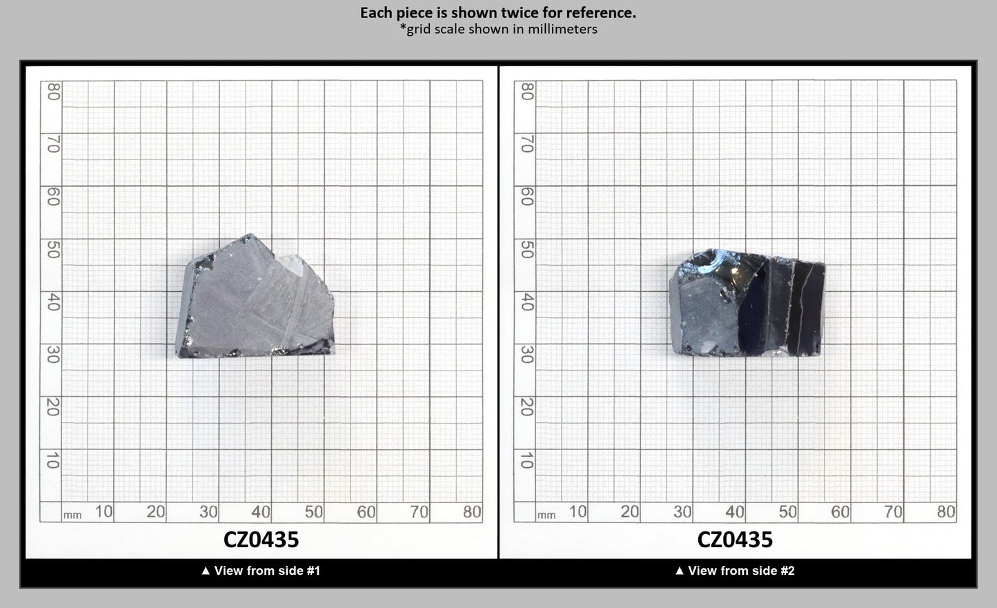 Ocean Grey Diamond Cubic Zirconia Faceting Rough for Gem Cutting - Various Sizes : CZ0435