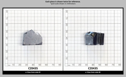 Ocean Grey Diamond Cubic Zirconia Faceting Rough for Gem Cutting - Various Sizes : CZ0435