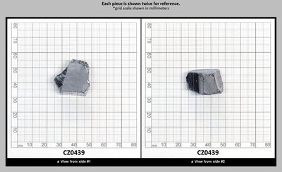 Ocean Grey Diamond Cubic Zirconia Faceting Rough for Gem Cutting - Various Sizes : CZ0439