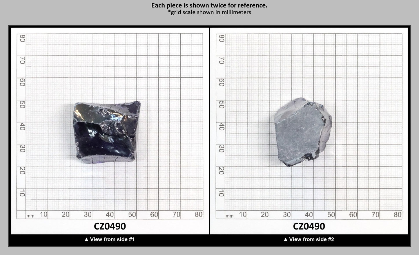 Tanzanite Cubic Zirconia Faceting Rough for Gem Cutting - Various Sizes : CZ0490