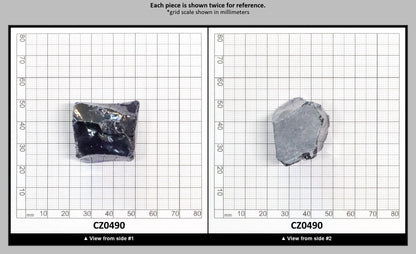 Tanzanite Cubic Zirconia Faceting Rough for Gem Cutting - Various Sizes : CZ0490
