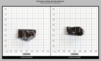 Rhodolite Cubic Zirconia Faceting Rough for Gem Cutting - Various Sizes : CZ0503