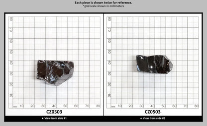 Rhodolite Cubic Zirconia Faceting Rough for Gem Cutting - Various Sizes : CZ0503