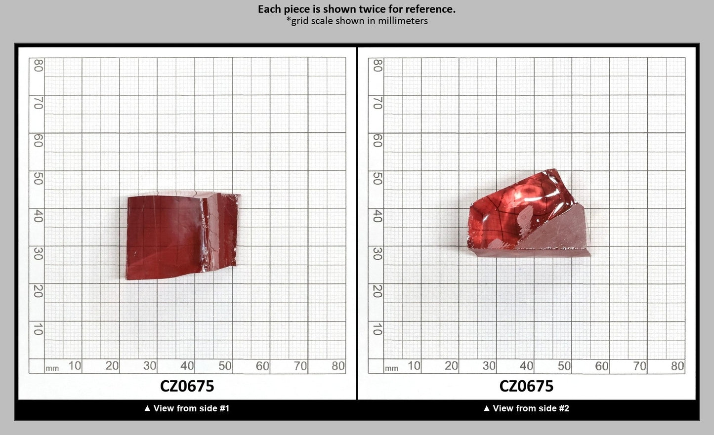 Mars Diamond Cubic Zirconia Faceting Rough for Gem Cutting - Various Sizes : CZ0675