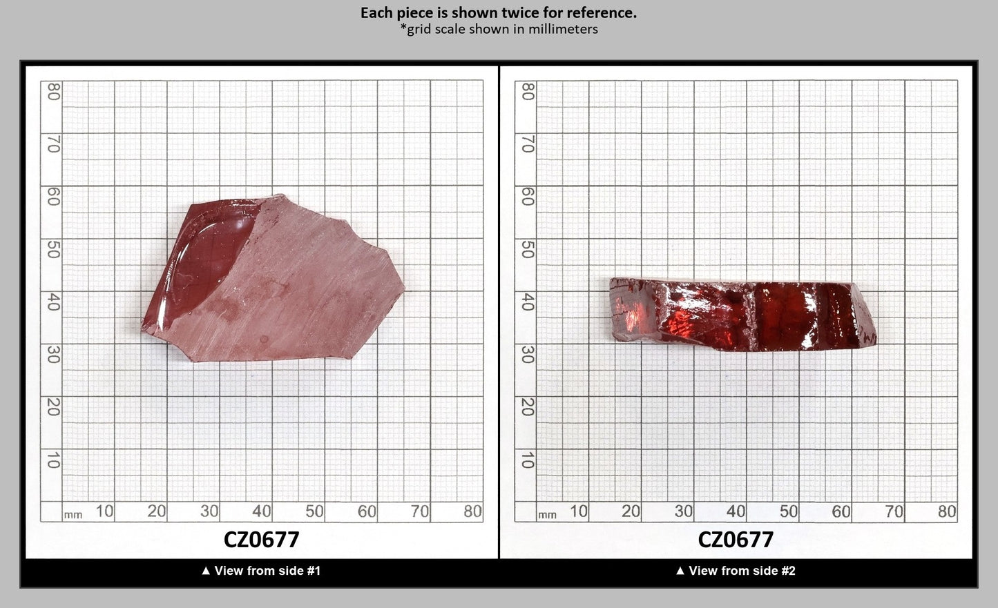 Mars Diamond Cubic Zirconia Faceting Rough for Gem Cutting - Various Sizes : CZ0677