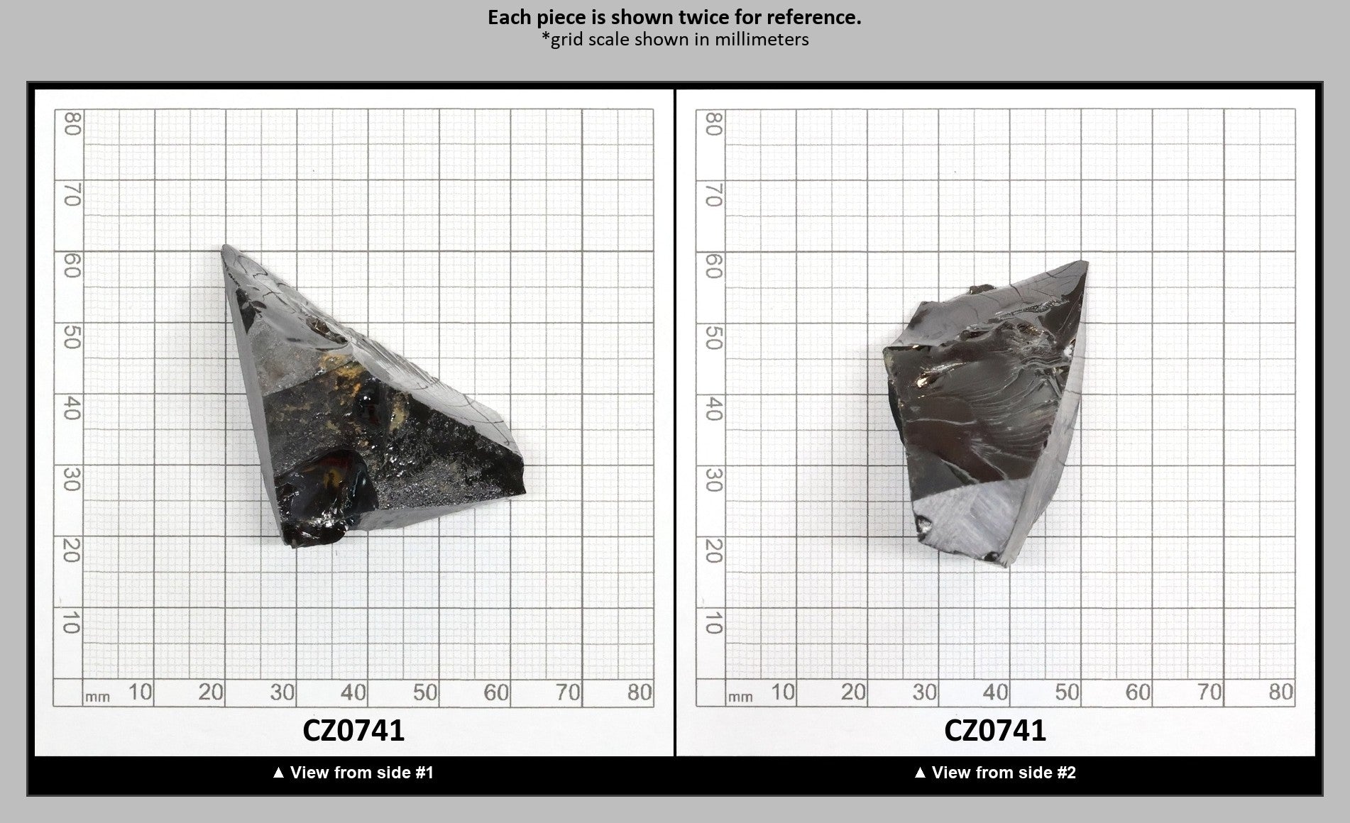 Black Cubic Zirconia Faceting Rough for Gem Cutting - Various Sizes : CZ0741