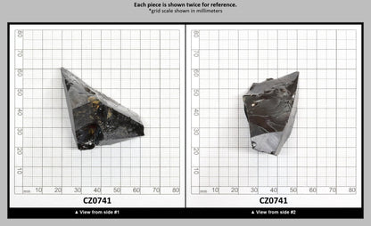 Black Cubic Zirconia Faceting Rough for Gem Cutting - Various Sizes : CZ0741
