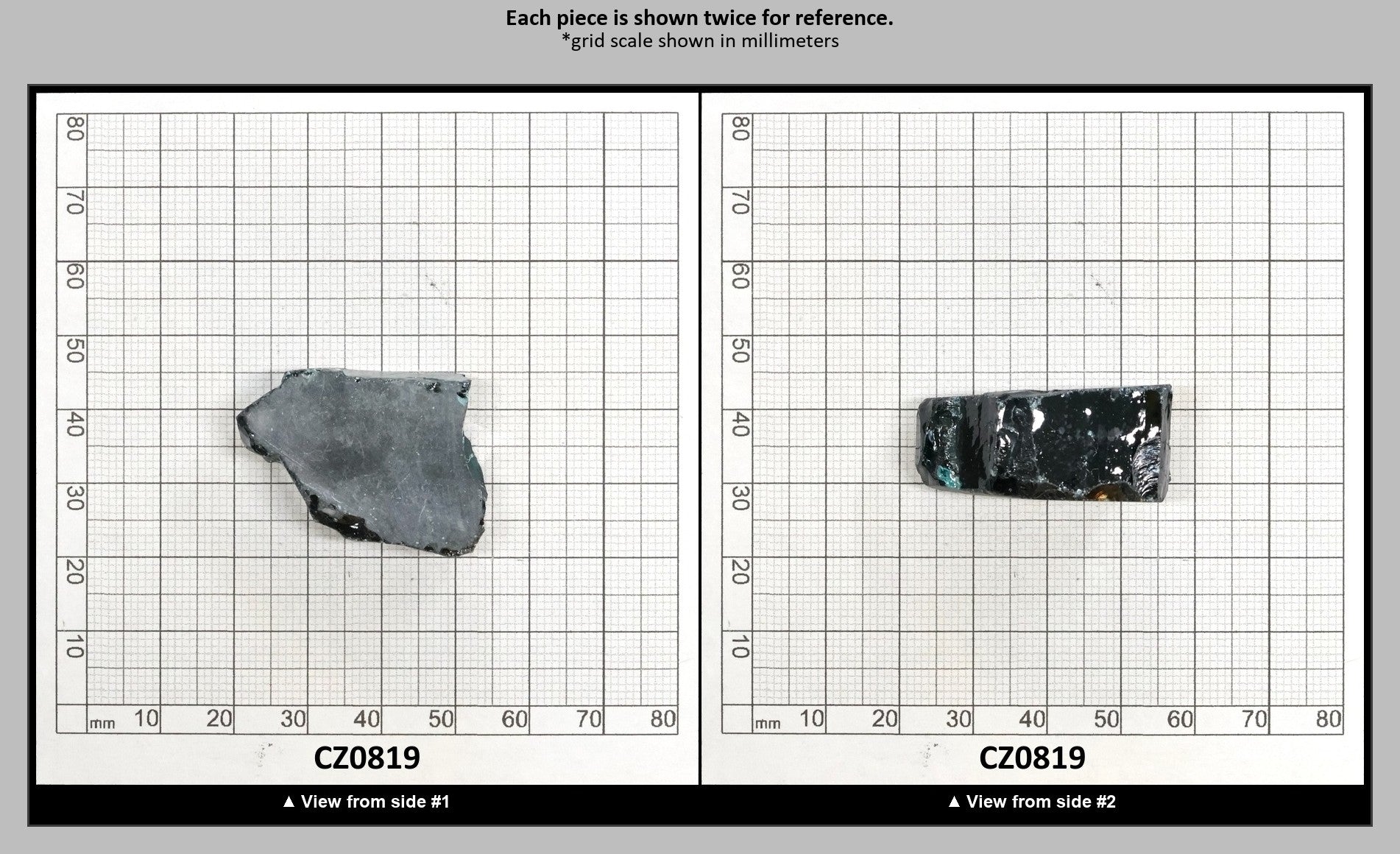 Teal Cubic Zirconia Faceting Rough for Gem Cutting - Various Sizes : CZ0819