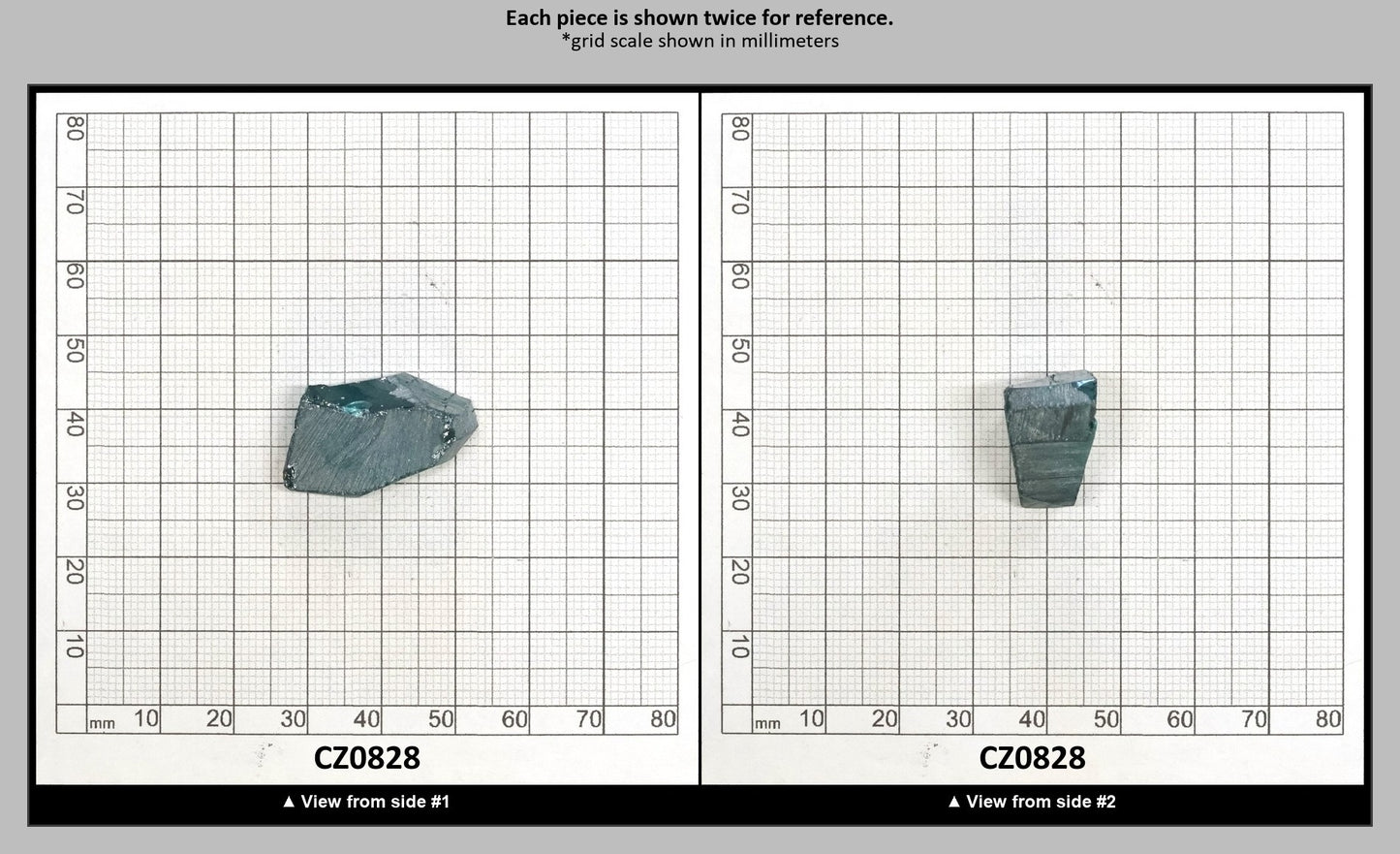 Teal Cubic Zirconia Faceting Rough for Gem Cutting - Various Sizes : CZ0828