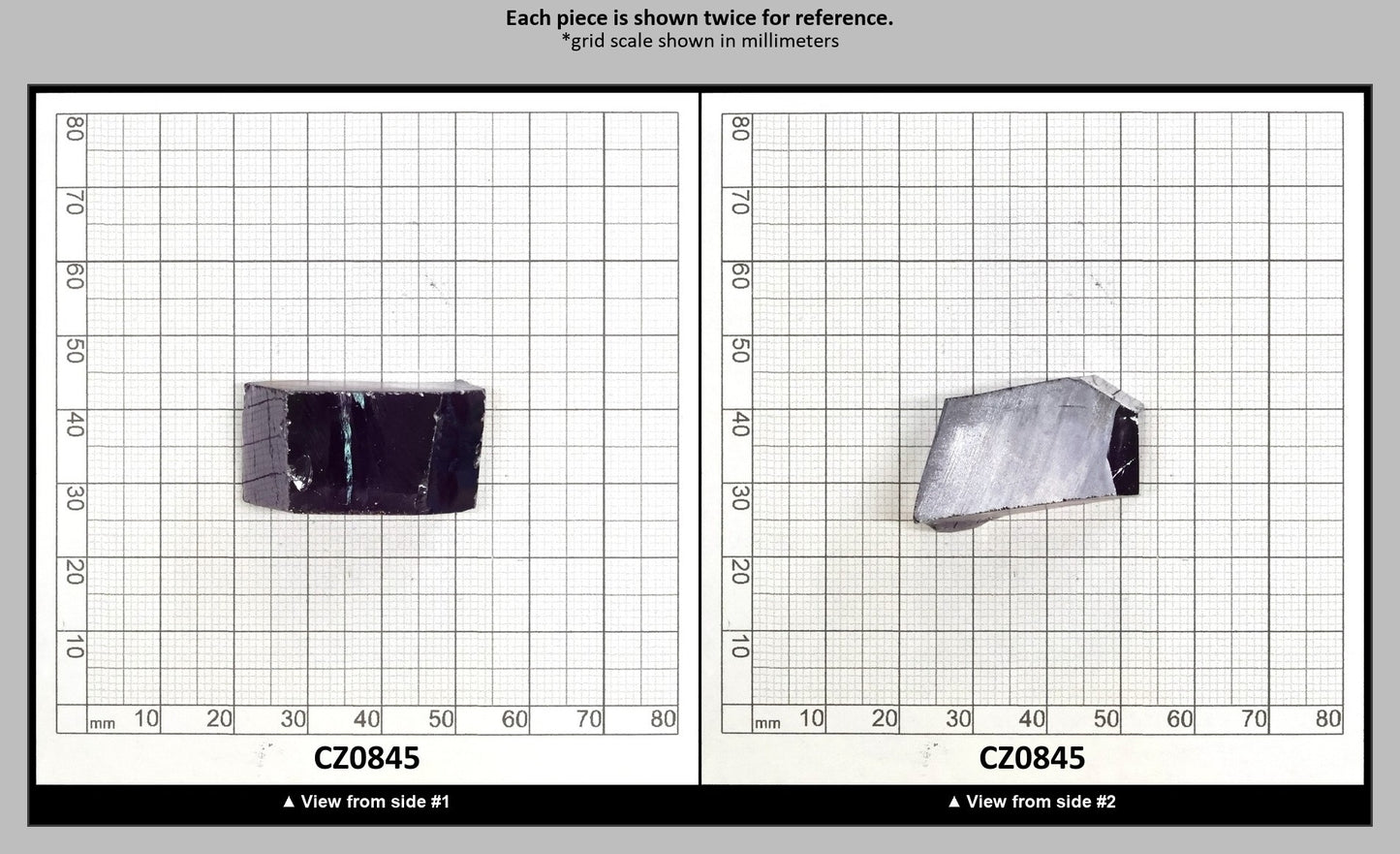 Dark Amethyst Cubic Zirconia Faceting Rough for Gem Cutting - Various Sizes : CZ0845