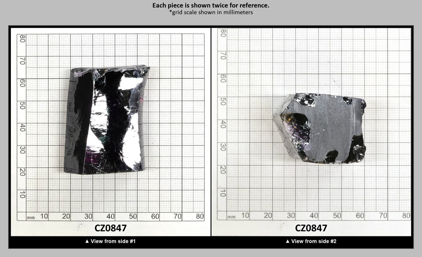 Dark Amethyst Cubic Zirconia Faceting Rough for Gem Cutting - Various Sizes : CZ0847
