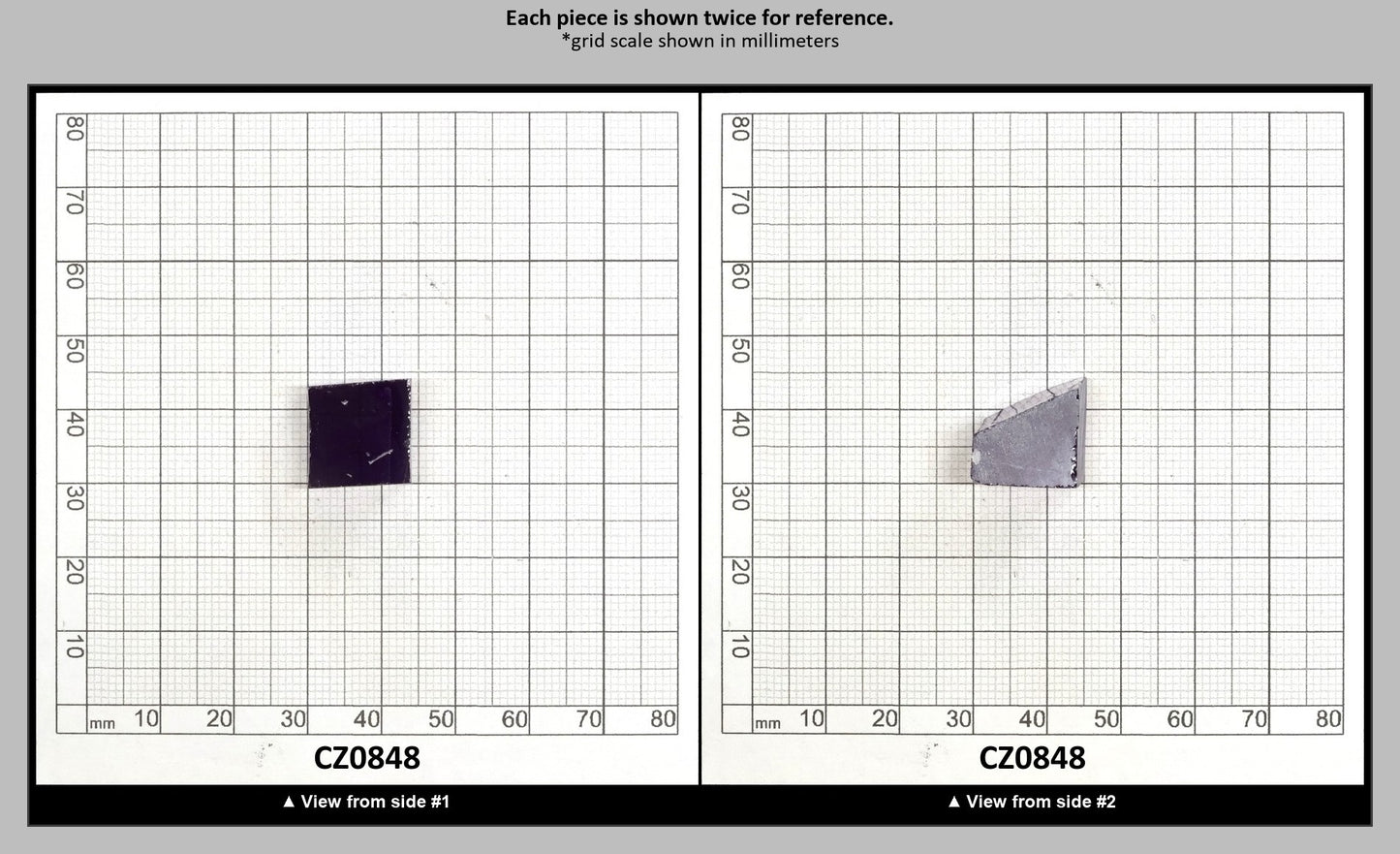 Dark Amethyst Cubic Zirconia Faceting Rough for Gem Cutting - Various Sizes : CZ0848