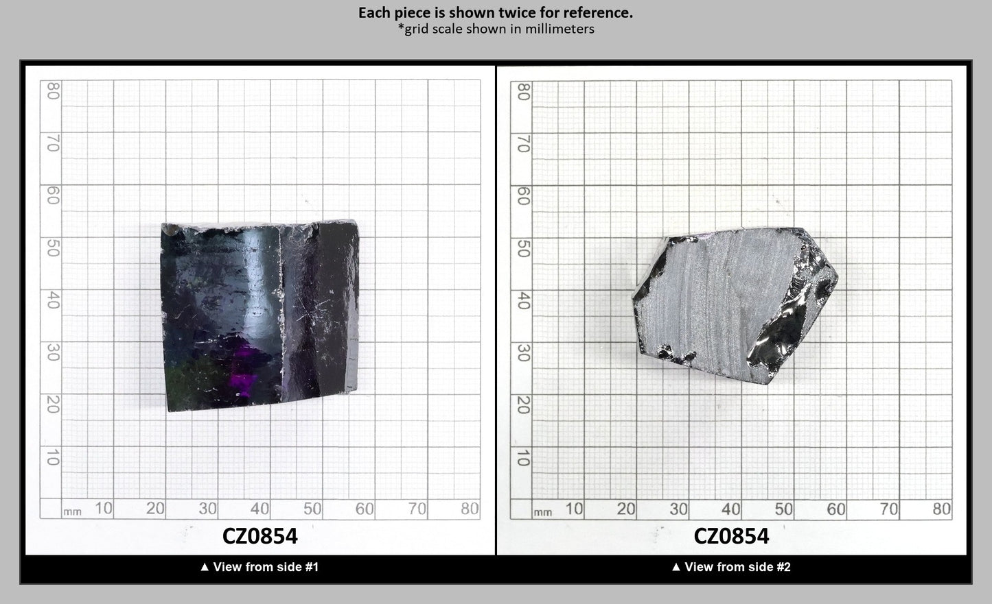 Dark Amethyst Cubic Zirconia Faceting Rough for Gem Cutting - Various Sizes : CZ0854
