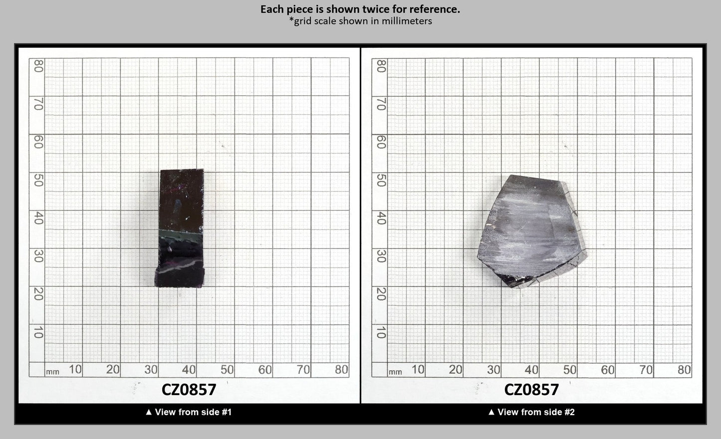 Dark Amethyst Cubic Zirconia Faceting Rough for Gem Cutting - Various Sizes : CZ0857