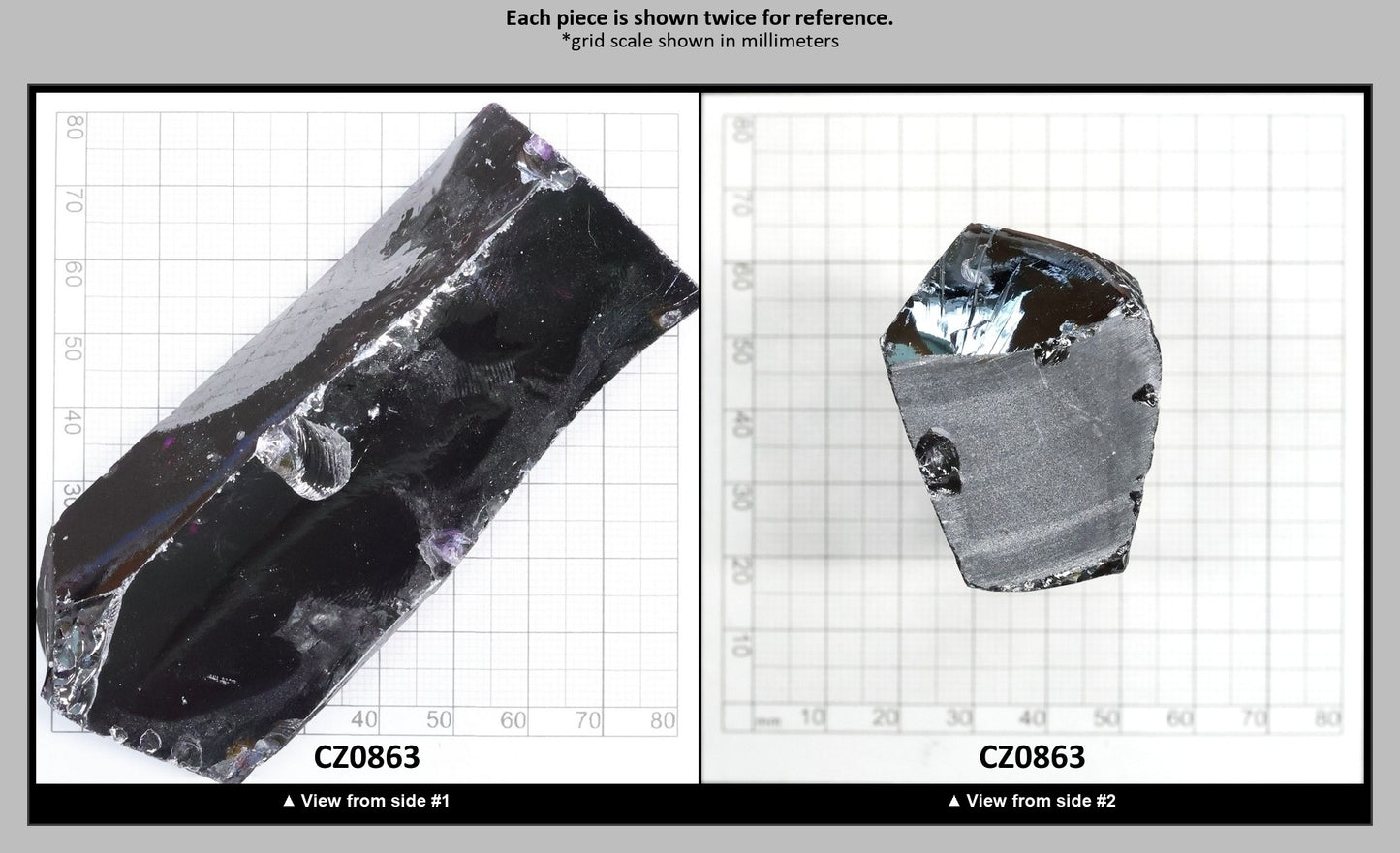 Dark Amethyst Cubic Zirconia Faceting Rough for Gem Cutting - Various Sizes : CZ0863