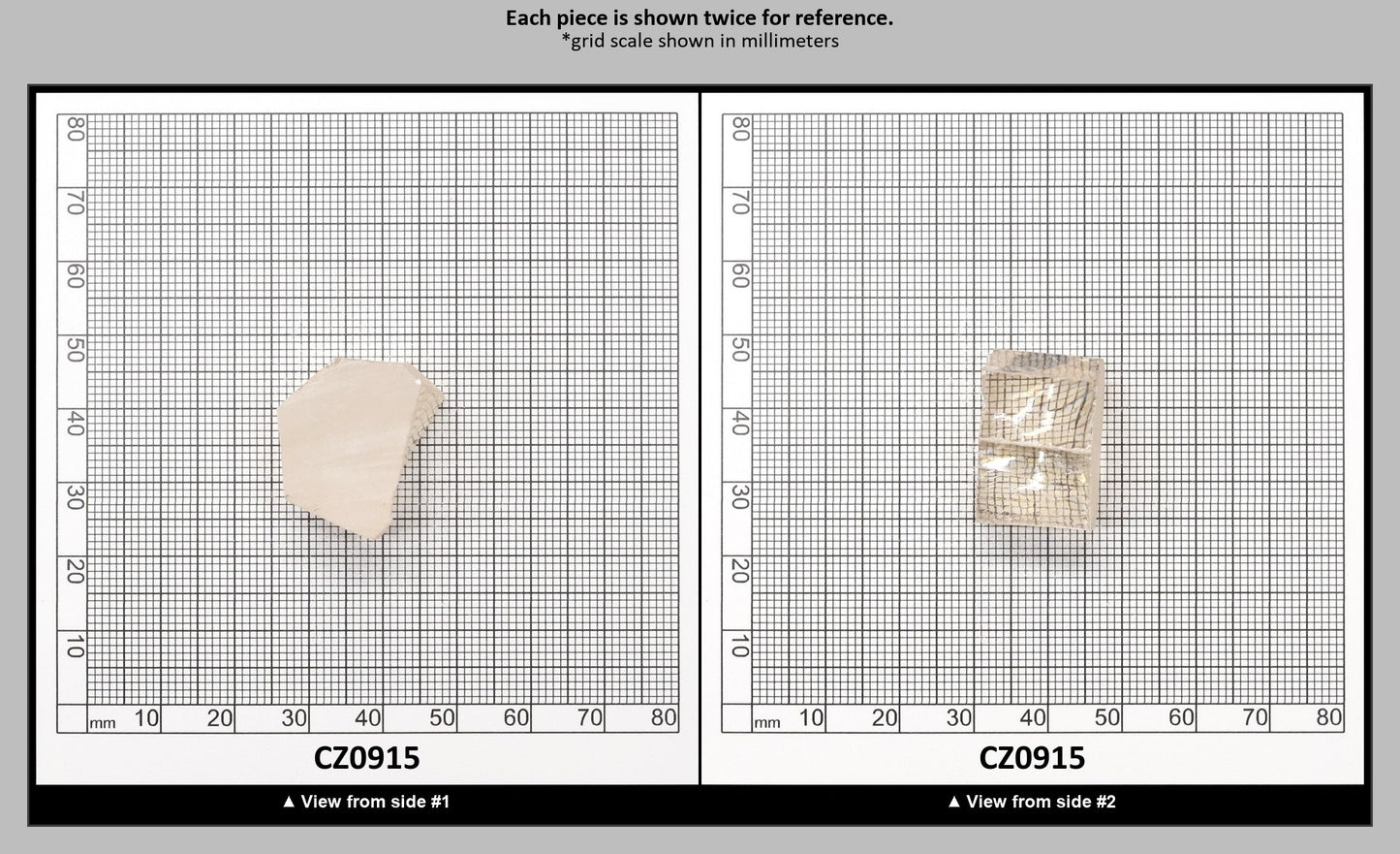 Light Peach Diamond Cubic Zirconia Faceting Rough for Gem Cutting - Various Sizes : CZ0915
