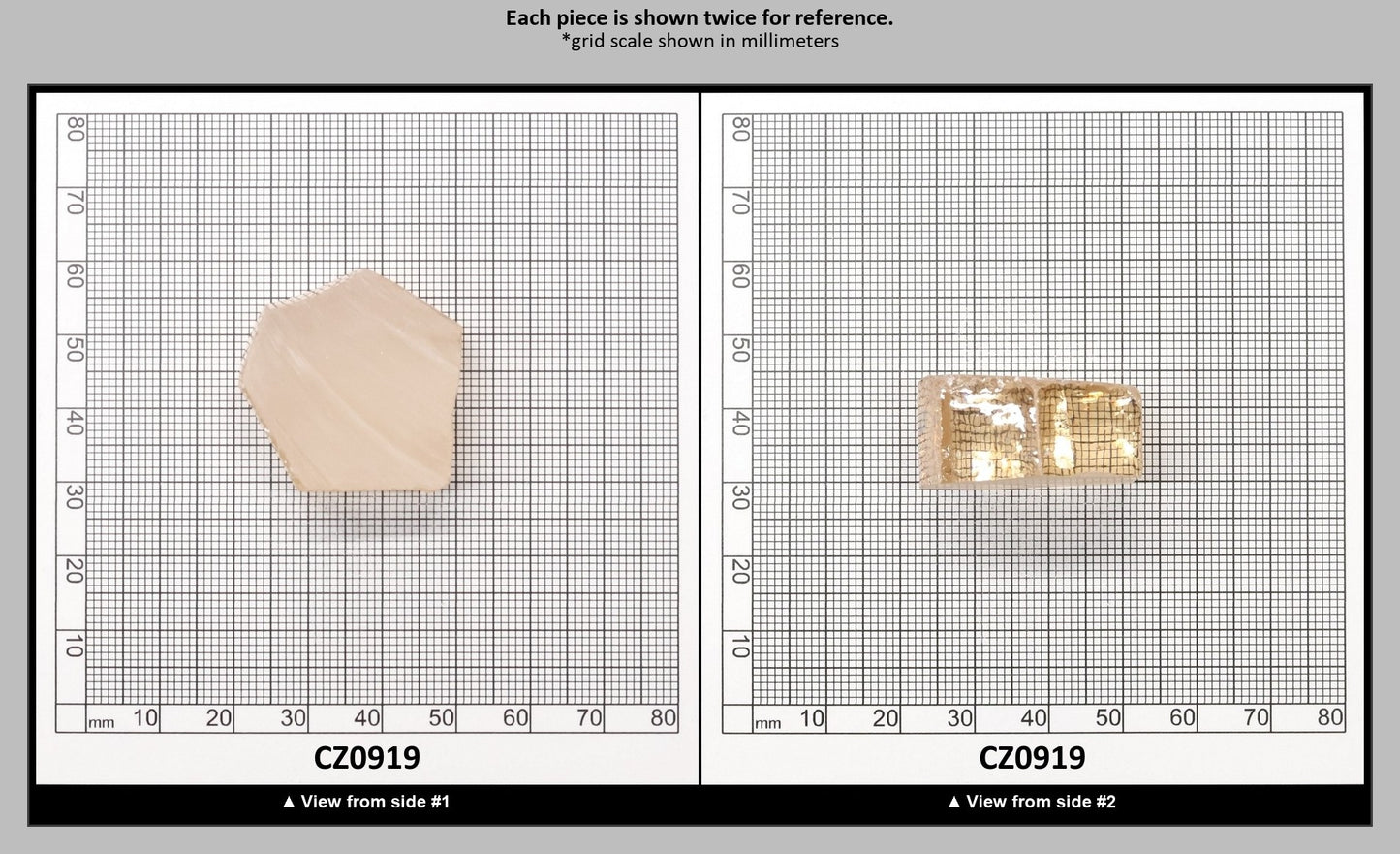 Light Peach Diamond Cubic Zirconia Faceting Rough for Gem Cutting - Various Sizes : CZ0919