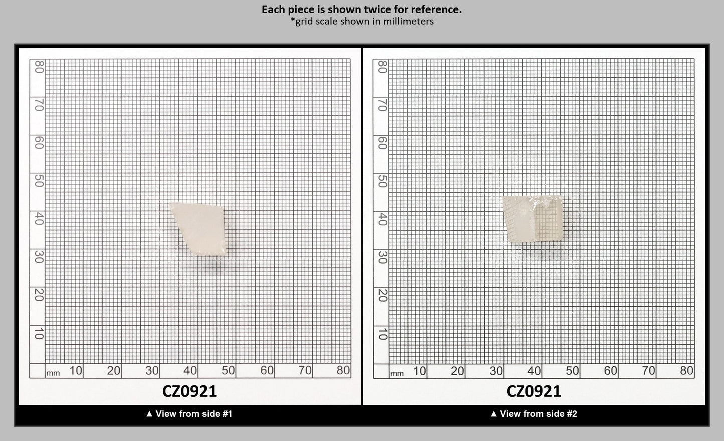 Light Peach Diamond Cubic Zirconia Faceting Rough for Gem Cutting - Various Sizes : CZ0921