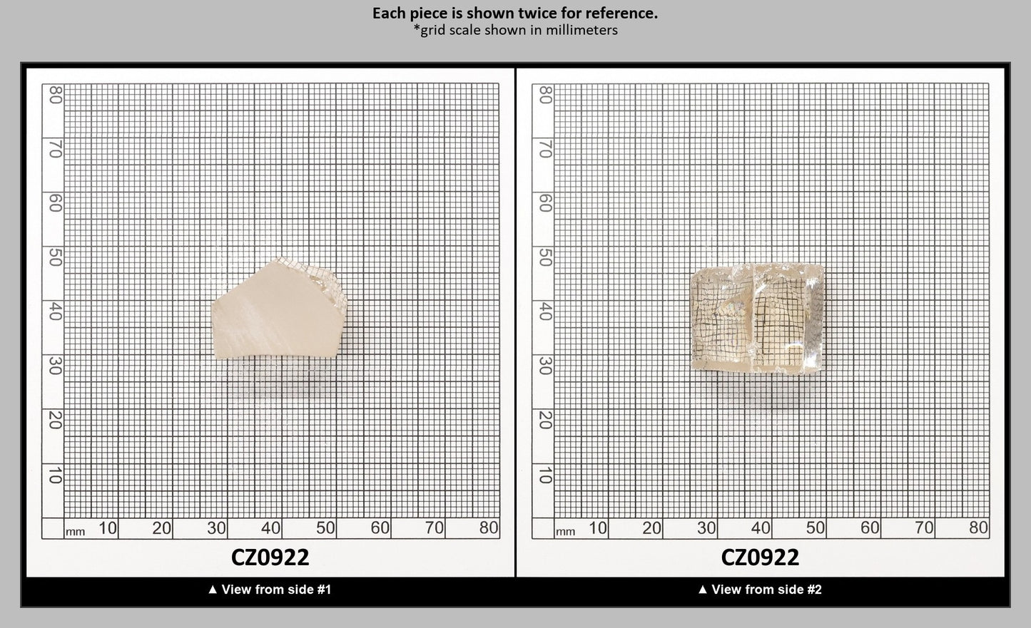 Light Peach Diamond Cubic Zirconia Faceting Rough for Gem Cutting - Various Sizes : CZ0922