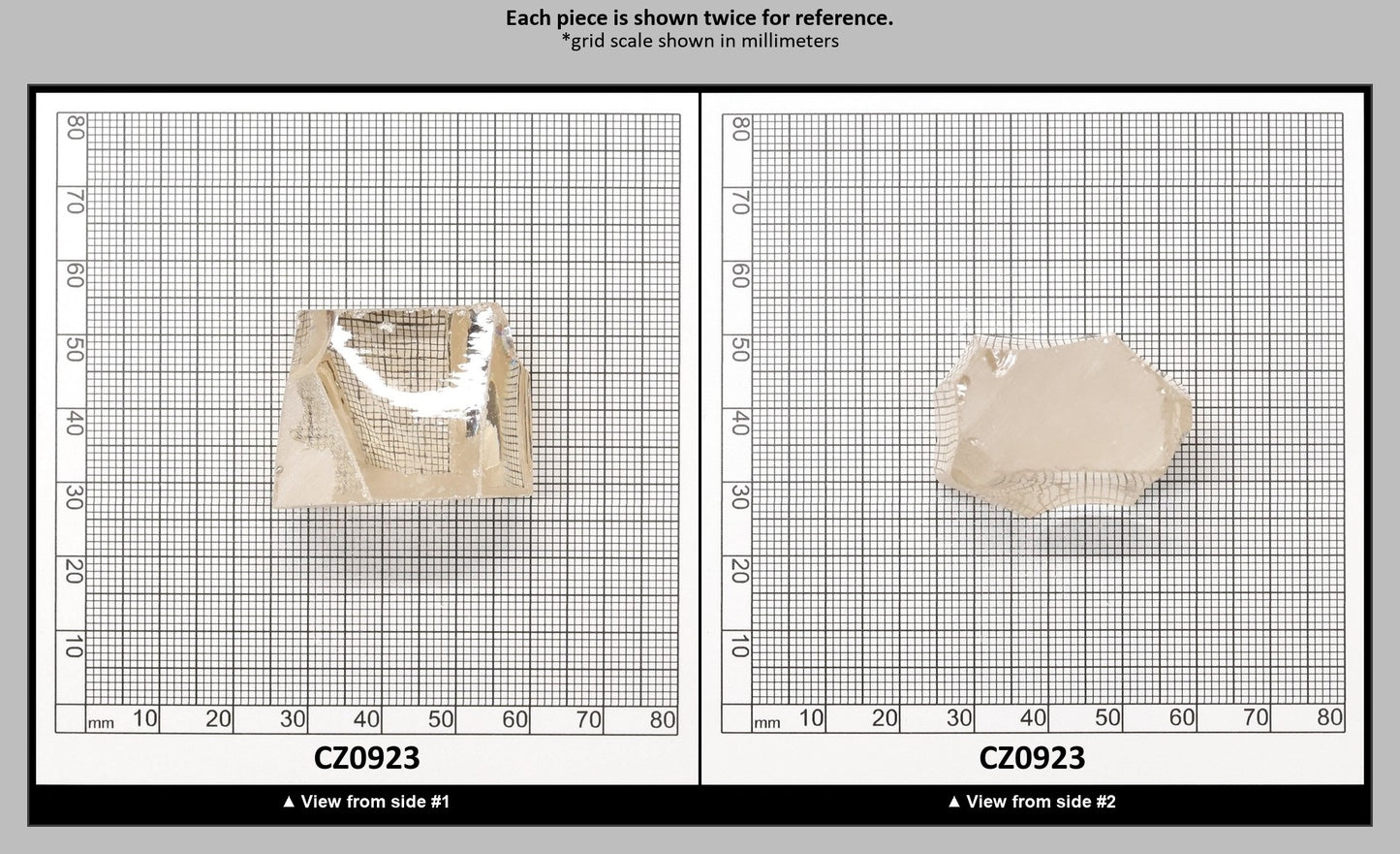 Light Peach Diamond Cubic Zirconia Faceting Rough for Gem Cutting - Various Sizes : CZ0923