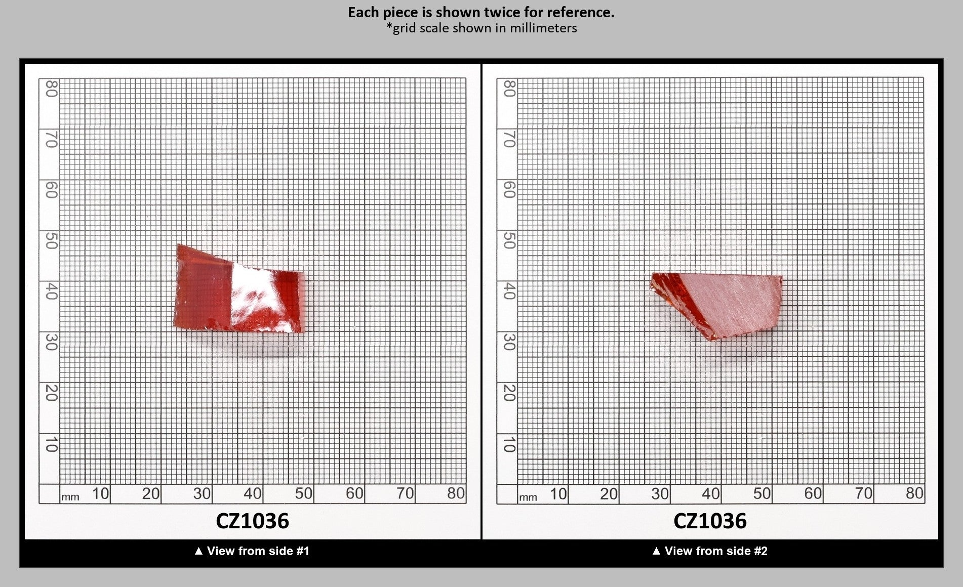 Orange Cubic Zirconia Faceting Rough for Gem Cutting - Various Sizes : CZ1036