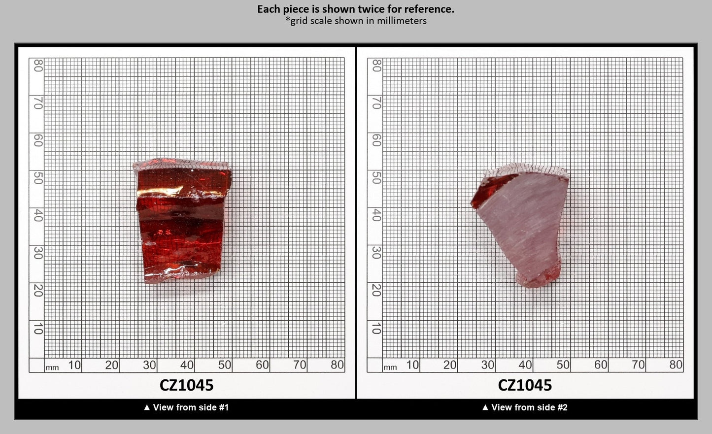 Orange Cubic Zirconia Faceting Rough for Gem Cutting - Various Sizes : CZ1045