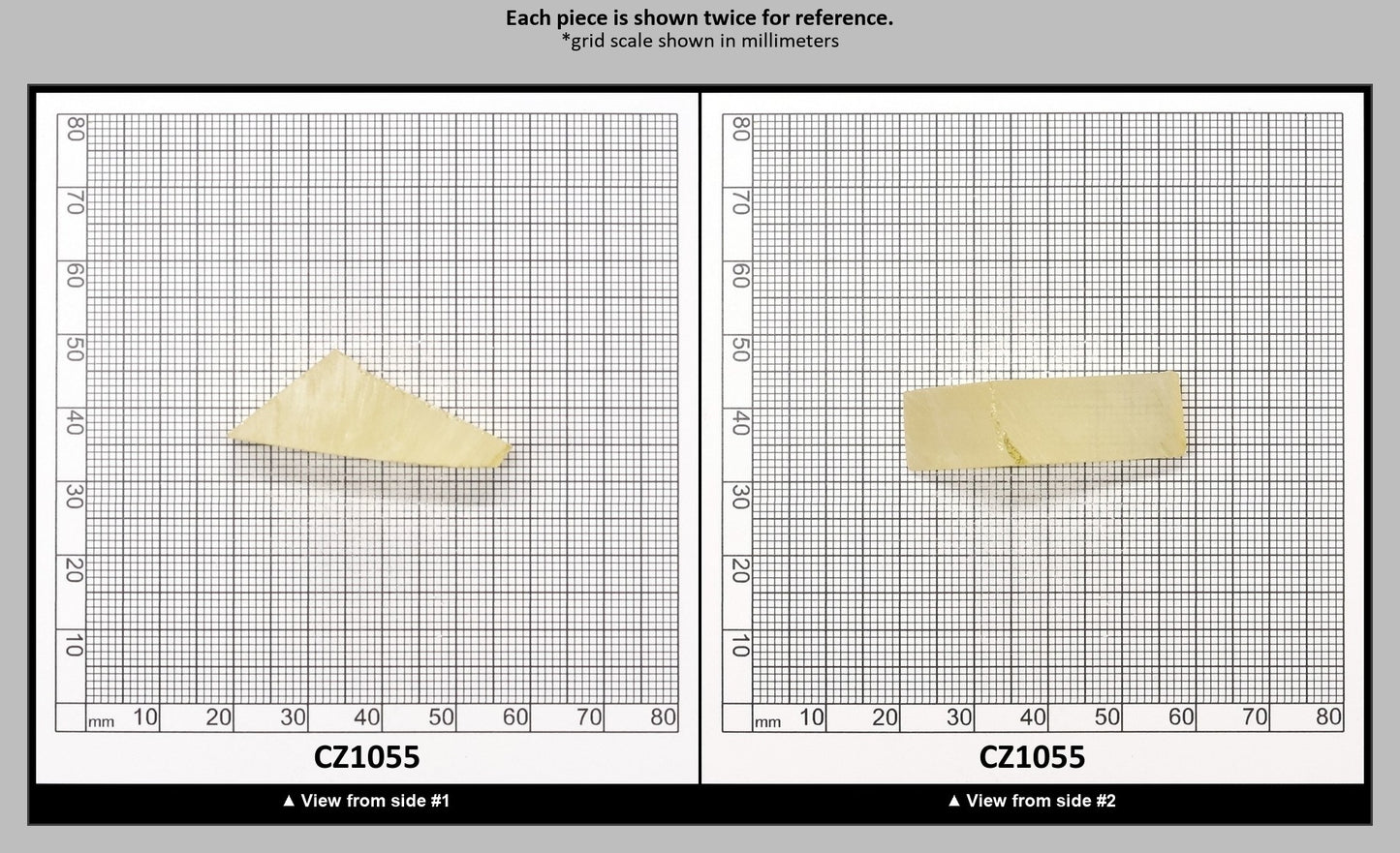 Lemon Cubic Zirconia Faceting Rough for Gem Cutting - Various Sizes : CZ1055