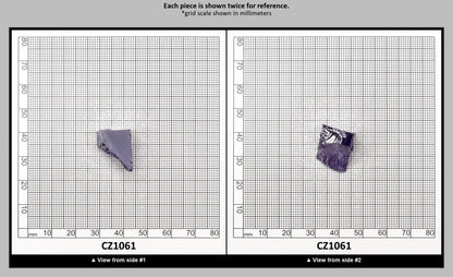Violet Cubic Zirconia Faceting Rough for Gem Cutting - Various Sizes : CZ1061